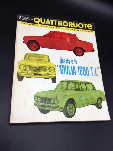 Quattroruote luglio 1962 - quattroruote,