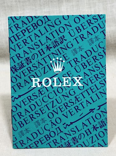 Rolex translation cosc booklet - rolex,