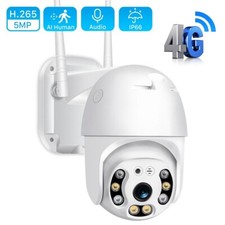 Telecamera scheda SIM 4G 3MP PTZ wireless sicurezza IP telecamera sorveglianza casa esterna