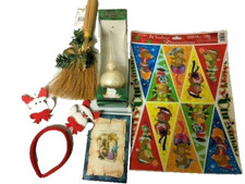Stock Decorazioni Natalizie Palline Punta Albero Di Natale Vetrofania Frontino