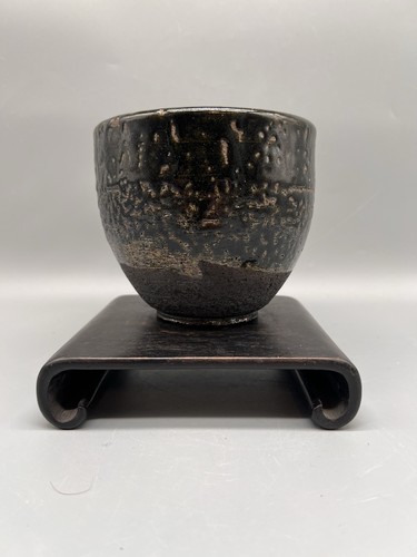 Fioriera raku nera - raku,