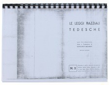 LE LEGGI RAZZIALI TEDESCHE. Introduzione, note e traduzione di Giancarlo Ballara