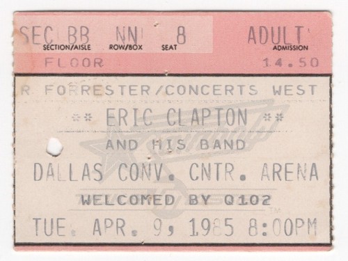 Biglietto eric clapton graham - biglietto,