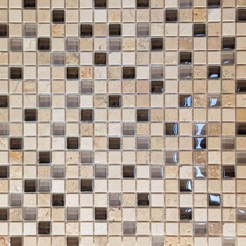Piastrella mosaico misto