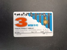 tessera abbonamento INTER