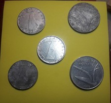 Monete.5.Lire.10.Lire.Vari.Ann