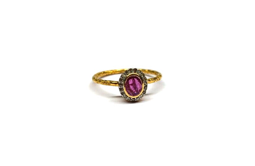 Anello con pietre - , preziose