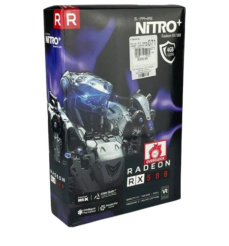Sapphire nitro radeon rx 580 - sapphire,