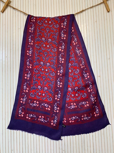 Foulard sciarpa viola rosso - foulard,
