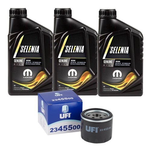 Kit litri olio selenia 0w20 - kit,