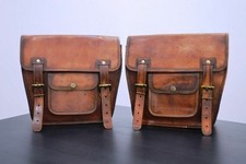 Borsa moto pelle sella