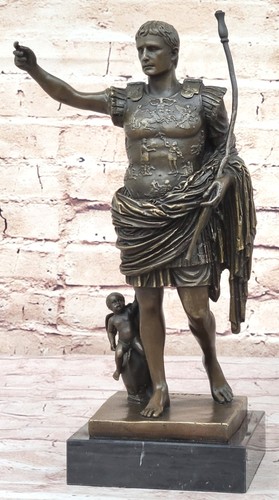 Statua scultura bronzo augusto - statua,