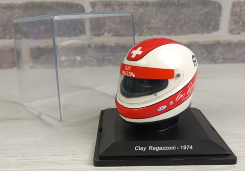 Clay regazzoni 1974 casco - clay,