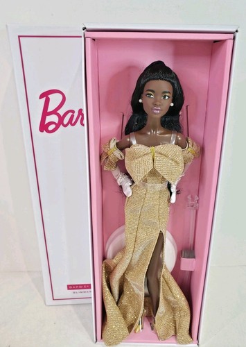 Bambola barbie glimmer gold - barbie,