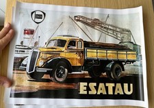 POSTER CAMION D'EPOCA