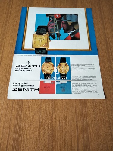 1967 zenith oro - zenith, 18k