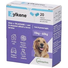 ZYLKENE 450 mg 20 Capsule CANI 15 a 60 Kg → Aiuta rilassare in situazioni Stress