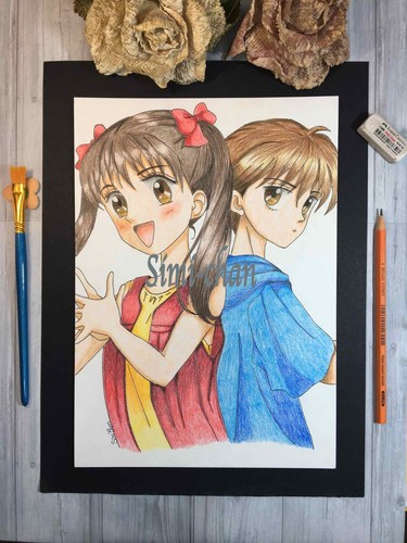 Disegno personaggio anime - anime, e
