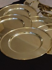 BROGGI SOTTOPIATTI IN LEGA D'ARGENTO 12 SOTTOPIATTI PER UN PESO TOTALE DÌ 12...