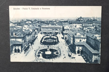 b) Livorno- Piazza V. Emanuele e Panorama (tram, carrozze..). 1930