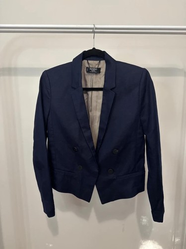 Blazer doppiopetto cotone lino - blazer,