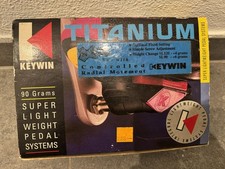 Vintage NOS Keywin SL 90 T Titanium Ti pedale clickpedal clipless strada cronometro