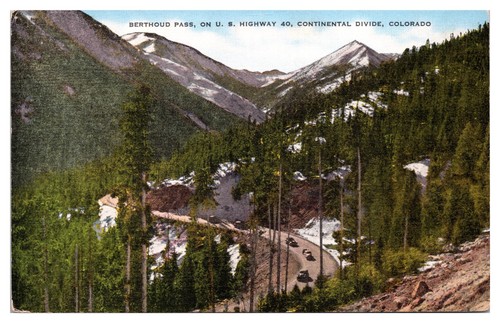 Cartolina vintage berthoud - cartolina,