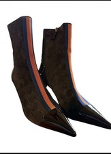 Gucci GG Logo Suede Mid-Calf