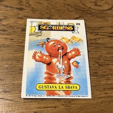 ? Sgorbions Italy GUSTAVA LA SBAVA Garbage Pail Kids FIGURINA 1985 Vintage