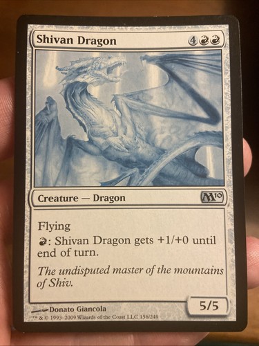 White shivan dragon mtg - mtg, arte
