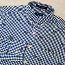Camicia GANT uomo blu medio