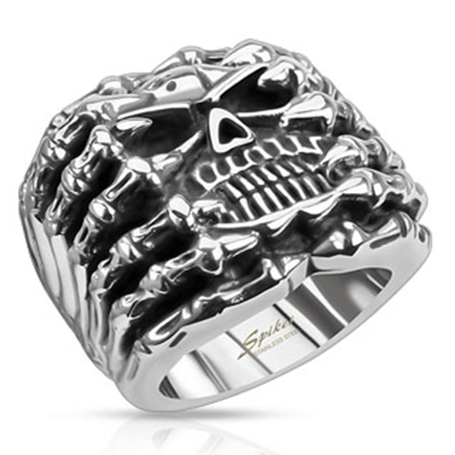 Teschio anello scheletro - teschio,