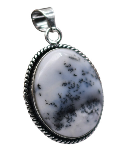 Ciondolo dendrite agata gemma - ciondolo,