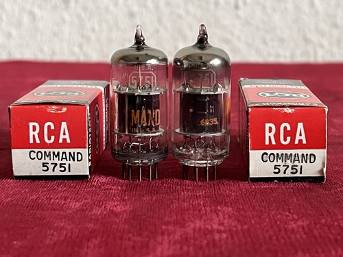 5751 ecc83 12ax7 tubi rca - tubi,