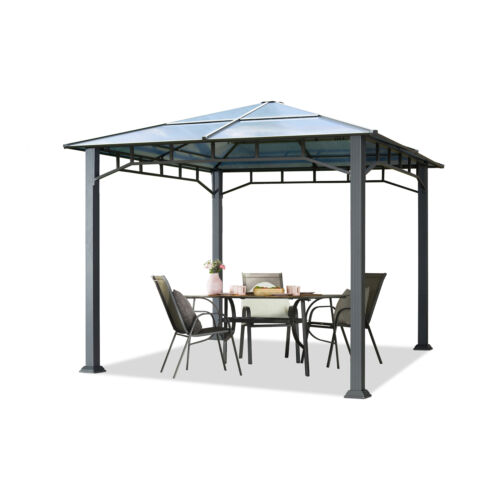 Gazebo giardino 3x3 tetto - da, m