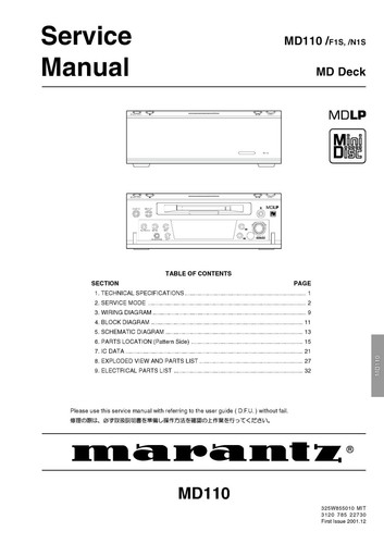 Servizio manuale istruzioni - servizio,