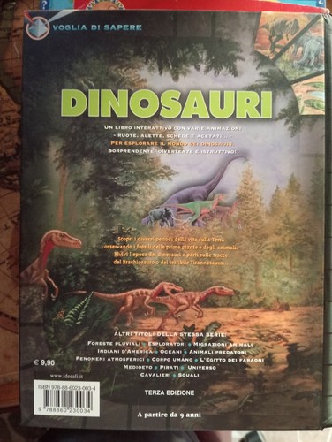 Dinosauri libro interattivo - dinosauri,