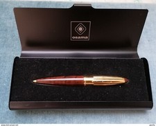 PENNA SFERA OSAMA LEGNO E ORO 2000 GERMAN BALLPOINT PEN