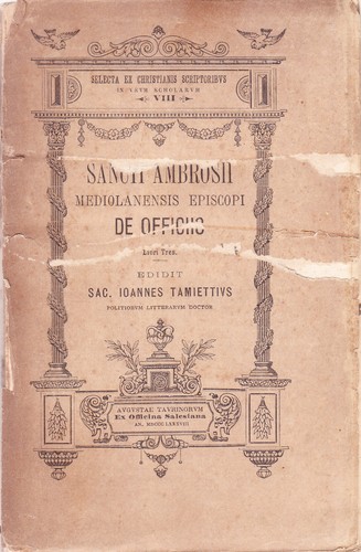 Officiis libri tres - de,