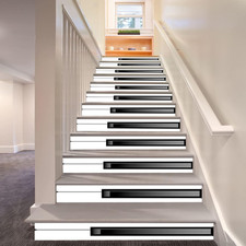 3D Tasto Pianoforte Bianco E