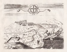 Incisione Coronelli 1690 Della