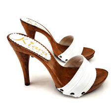 ZOCCOLI BIANCO CON TACCO 12-