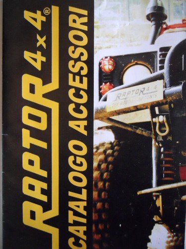 Catalogo raptor 4x4 accessori - catalogo,