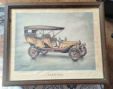Stampe 6 Auto d'epoca firmate