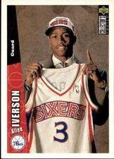 card NBA Allen Iverson Upper Deck Collector's Choice #301 1996