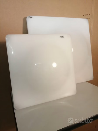 Plafoniera plexiglass vintage - plexiglass,