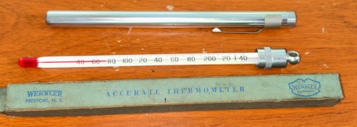 Termometro vintage weksler new - termometro,