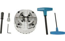 MANDRINO AUTOCENTRANTE 100 MM A 4 GRIFFE PER TORNIO DA LEGNO FERVI 1" - 8 TPI