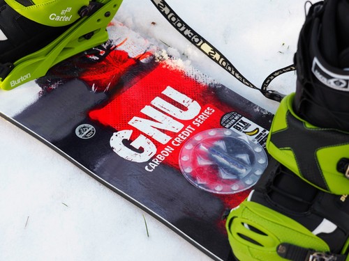 Gnu snowboard 162w carbon - gnu,