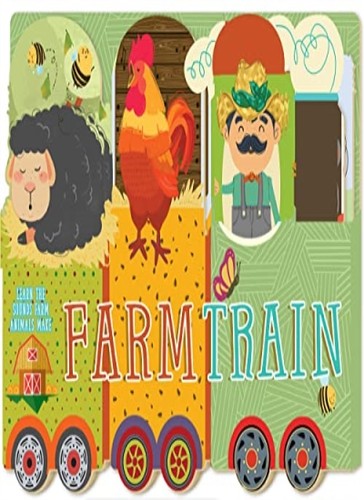 Farm train track - train, (on-track